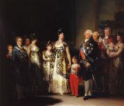 Francisco Goya, karl iv med sin familj